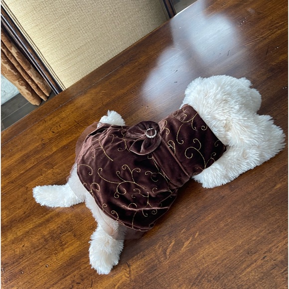 Dog Velour Classic Dress - Picture 8 of 13